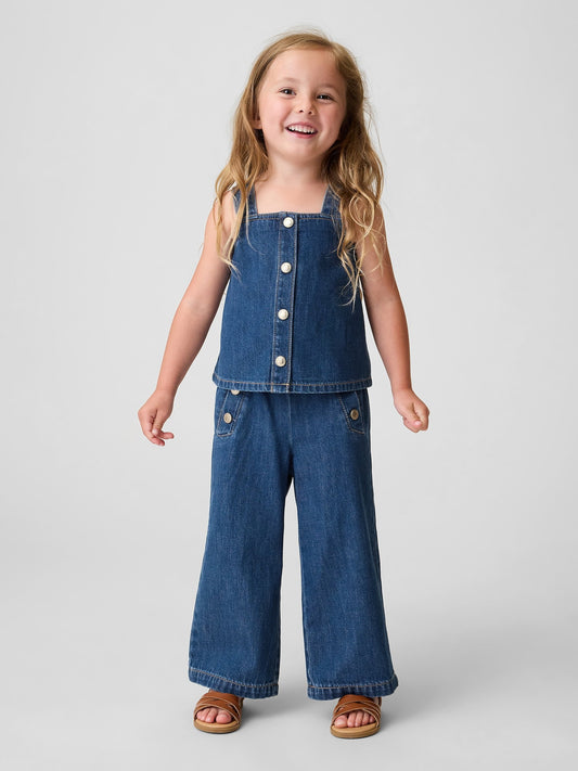 Mavi Denim Shell Askılı Üst