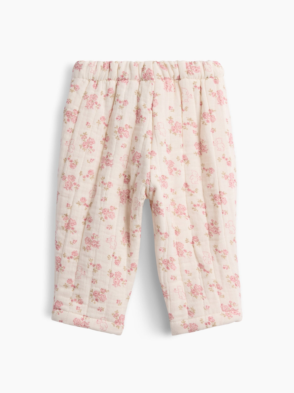 Çok Renkli Baby Kapitone Gauze Pull-on Pantolon