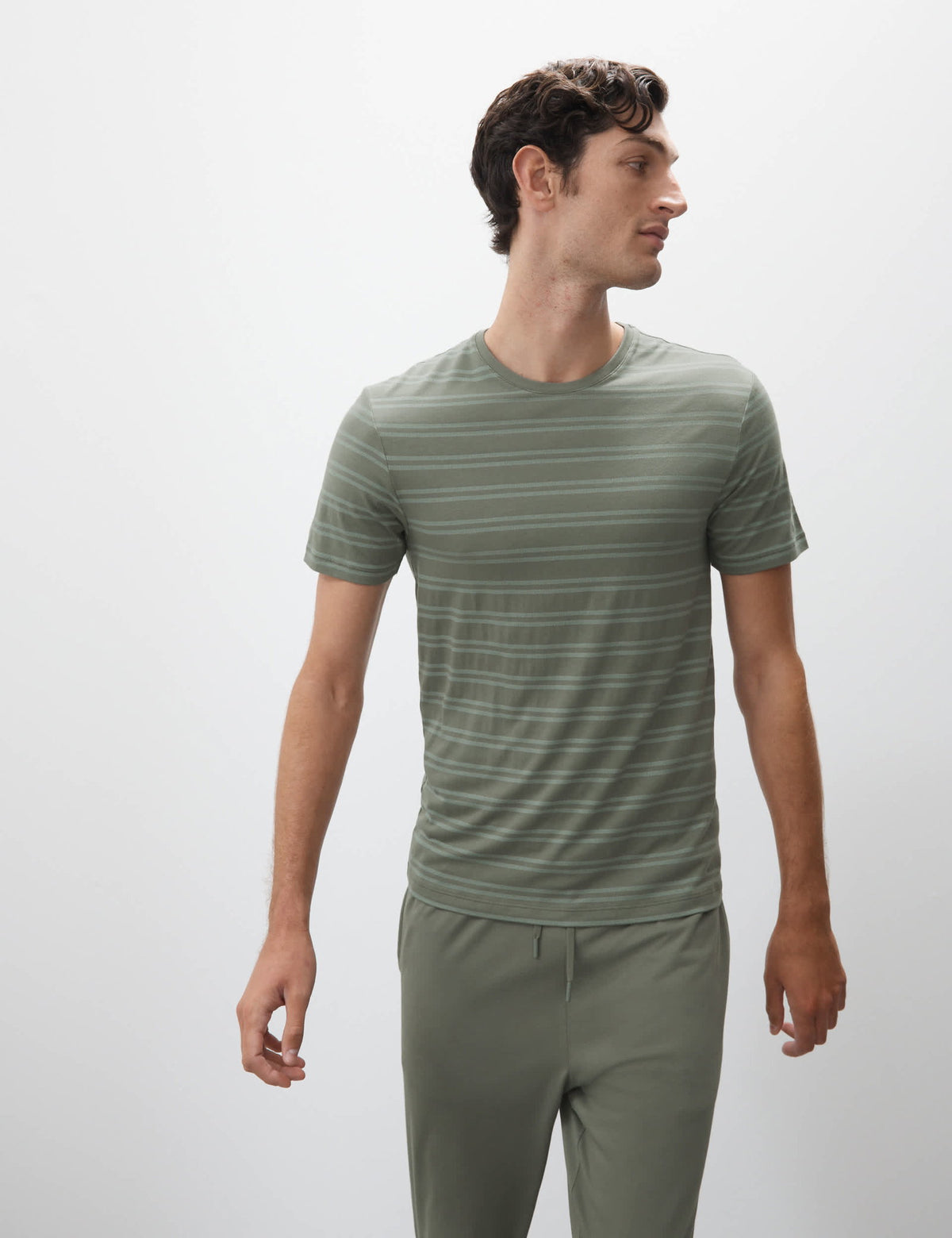 Supima® Modal Çizgili T-shirt