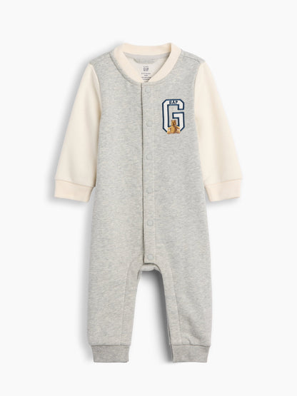 Gri Baby Vintagesoft Varsity Logo Tek Parça