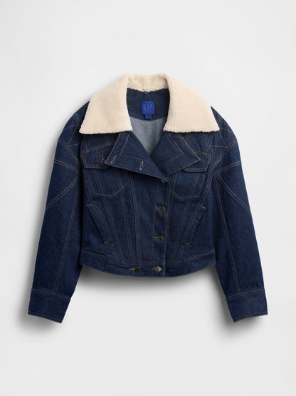 Lacivert Gapstudio Seamed Icon Denim Ceket