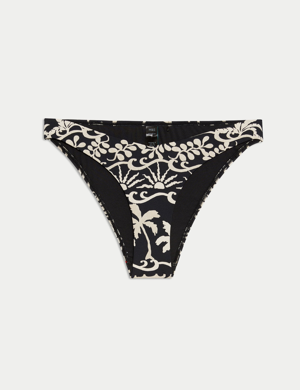 Desenli Yüksek Kesim Bikini Altı