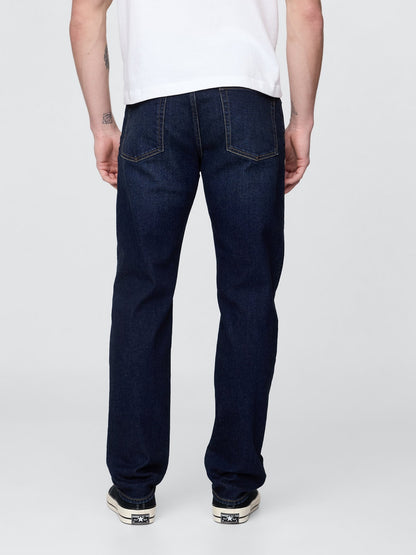 Koyu Mavi Gapflex Straight Jean Pantolon