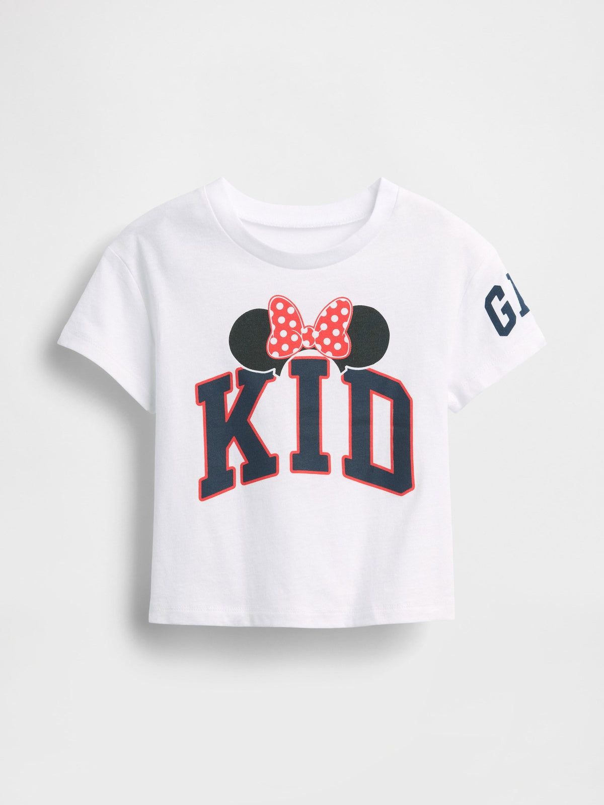 Beyaz Kid Grafik Baskılı T-shirt
