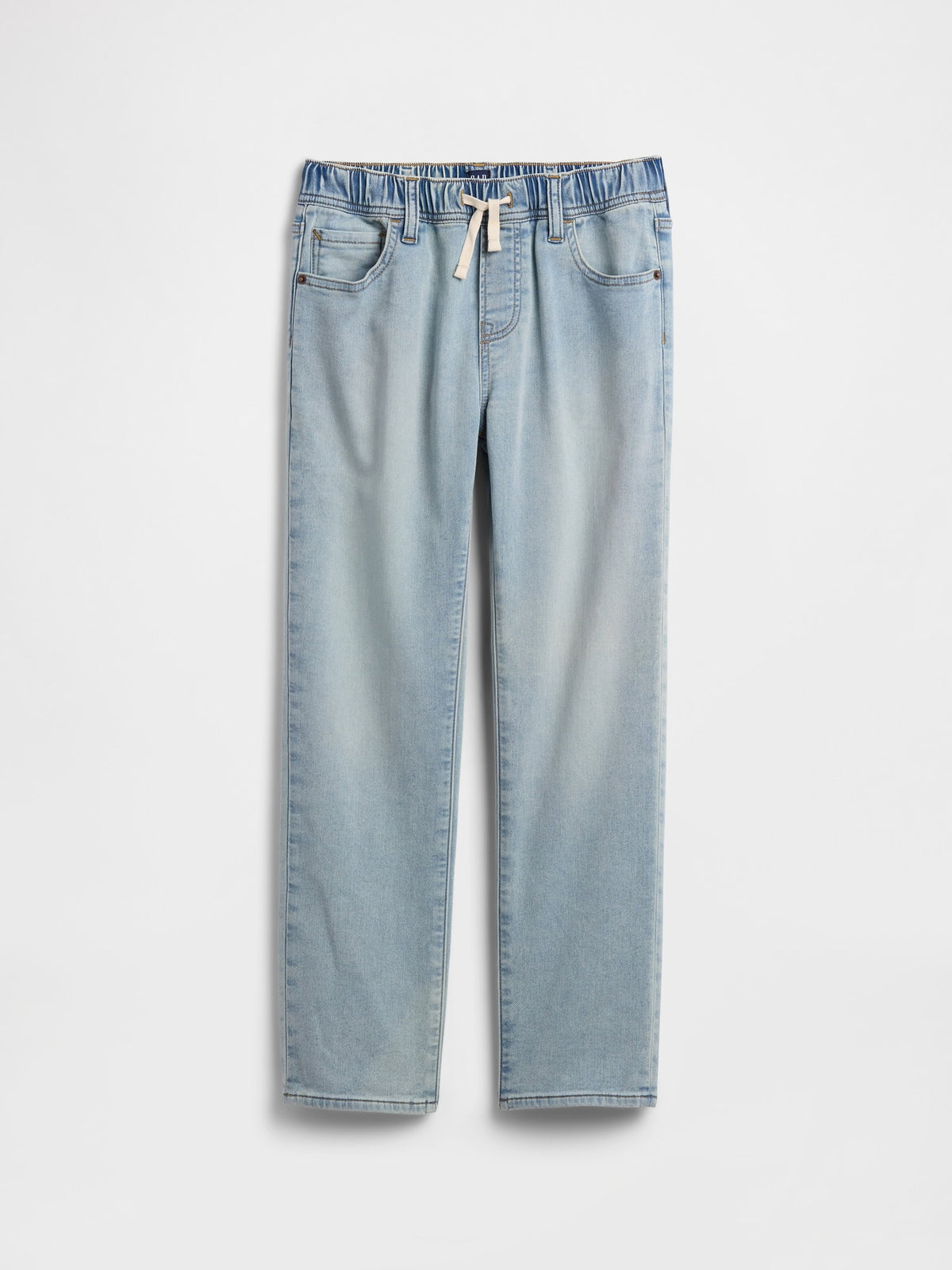 Açık Mavi Pull-on Original Straight Sweatpant Jean Pantolon