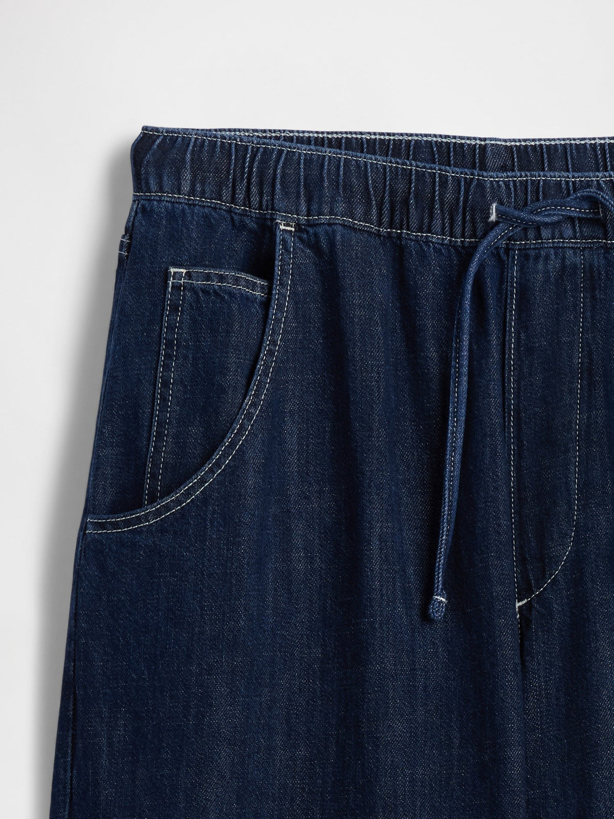 Koyu Mavi Extra Baggy Easy Jean Pantolon