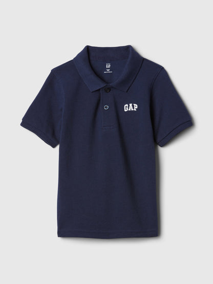 Beyaz Gap Logo Polo Yaka T-shirt