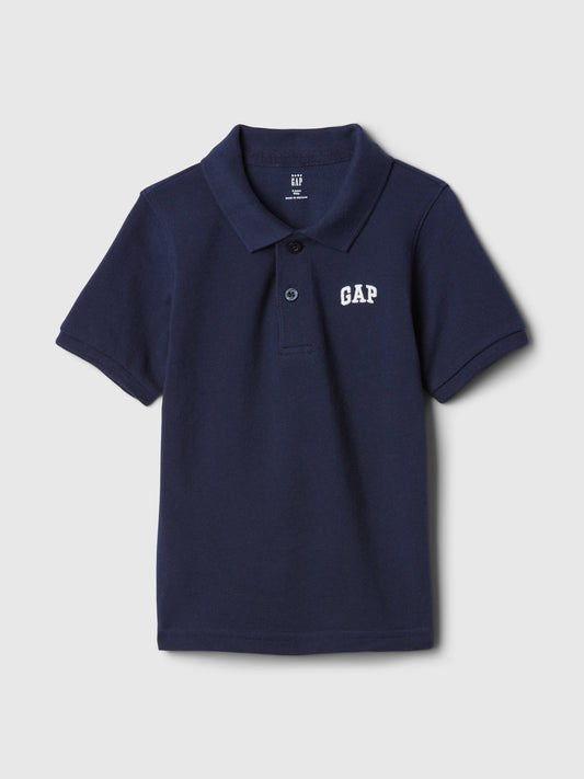 Beyaz Gap Logo Polo Yaka T-shirt