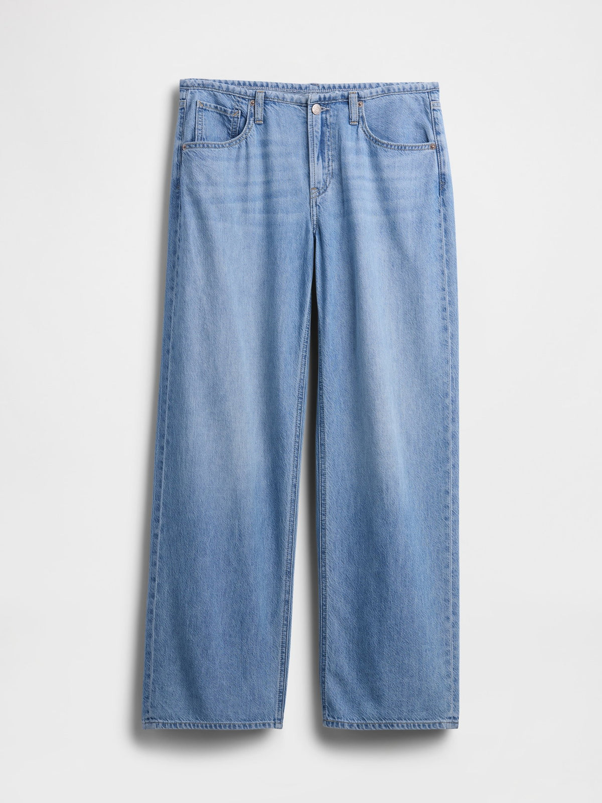 Açık Mavi Low Rise Ultrasoft '90s Loose Jean Pantolon