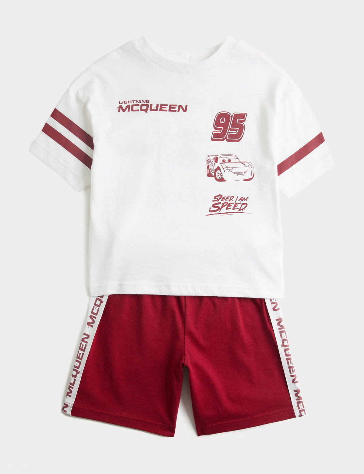 Disney Cars Pamuklu Pijama Takımı