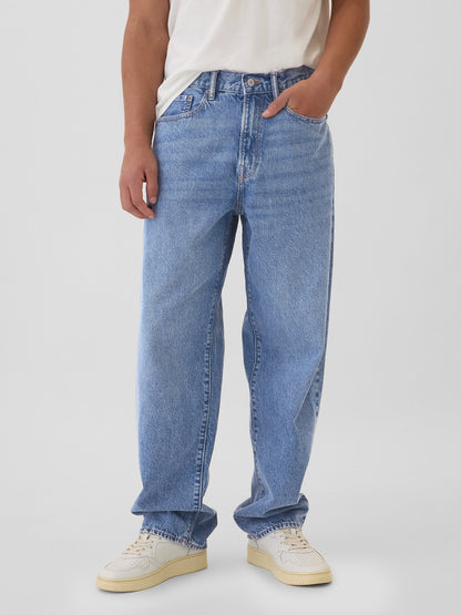 Açık Mavi Baggy Jean Pantolon