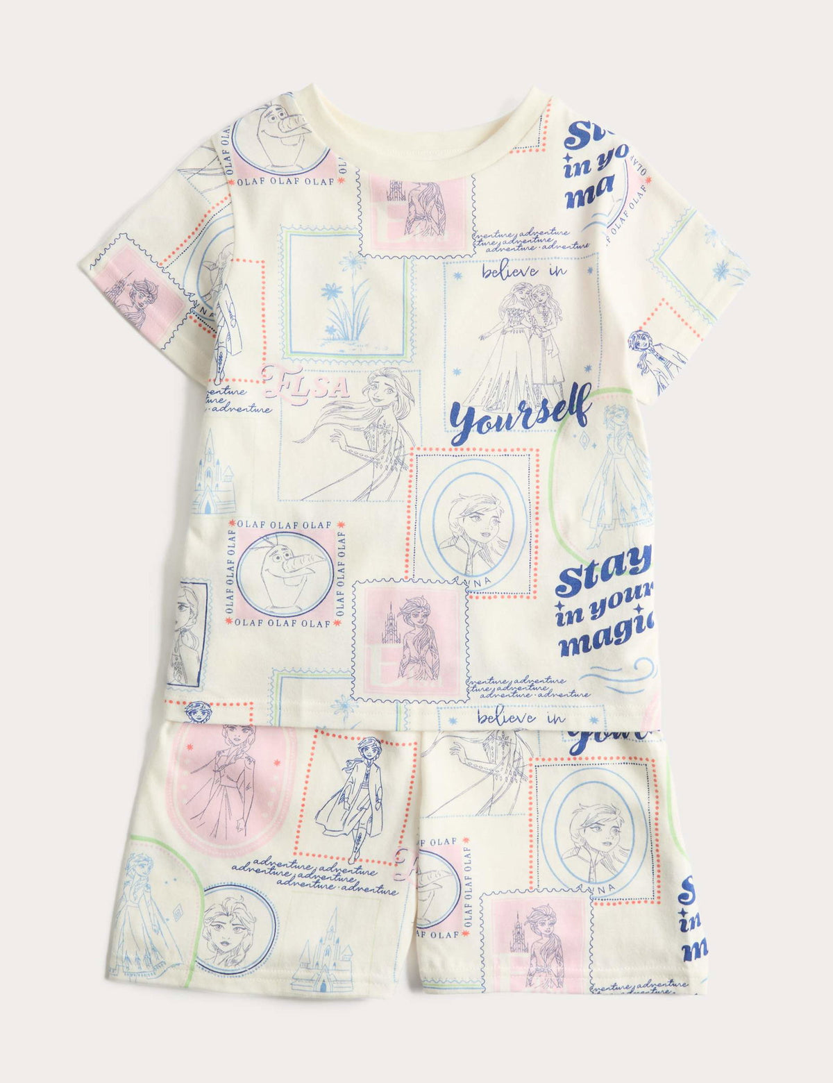 Frozen Pamuklu Pijama Takımı