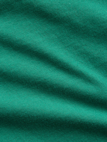 Kırmızı Organik Pamuk Vintagesoft V-yaka T-shirt