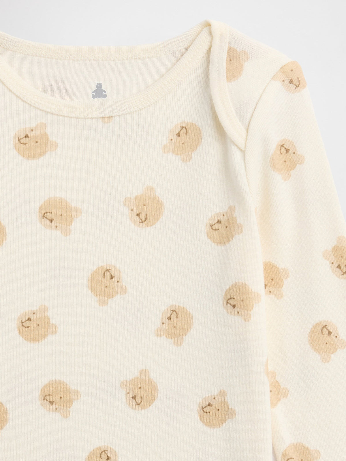Krem Brannan Bear Detaylı Bodysuit