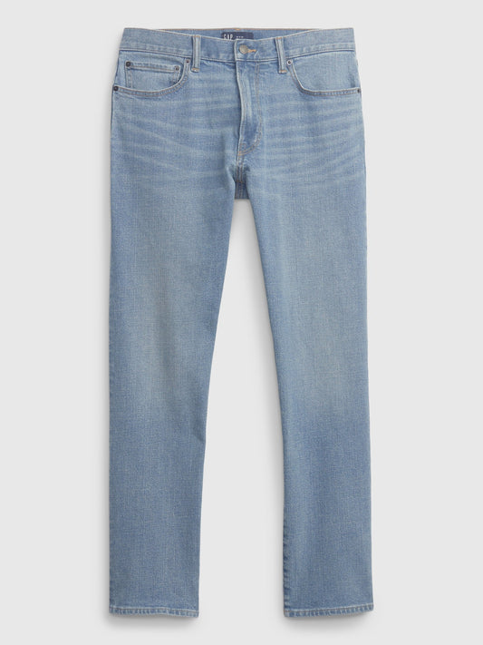 Açık Mavi Straight Washwell™ Jean Pantolon
