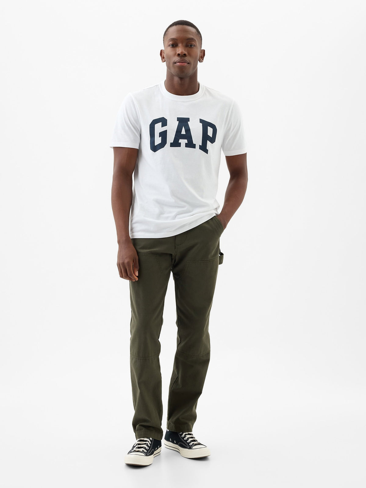 Beyaz Everyday Soft Gap Logo T-shirt