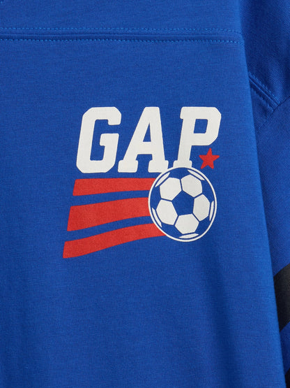 Kırmızı Oversized Soccer T-shirt