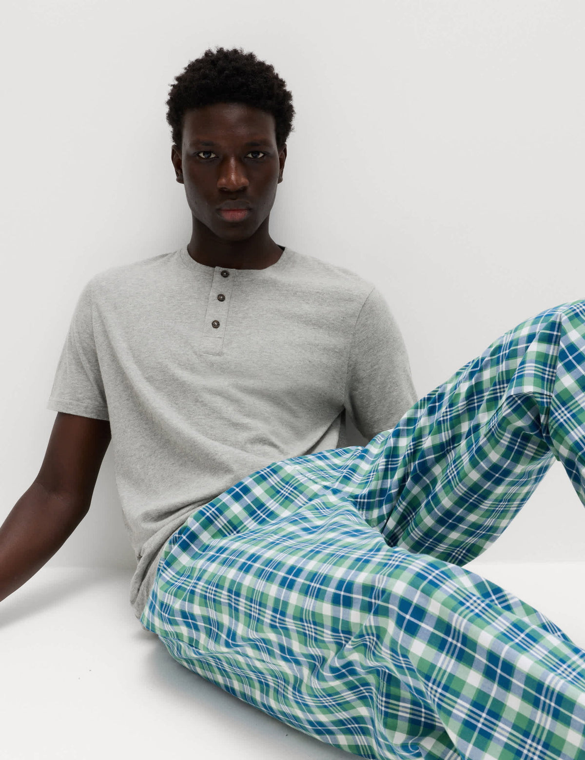 Saf Pamuklu Pijama Takımı