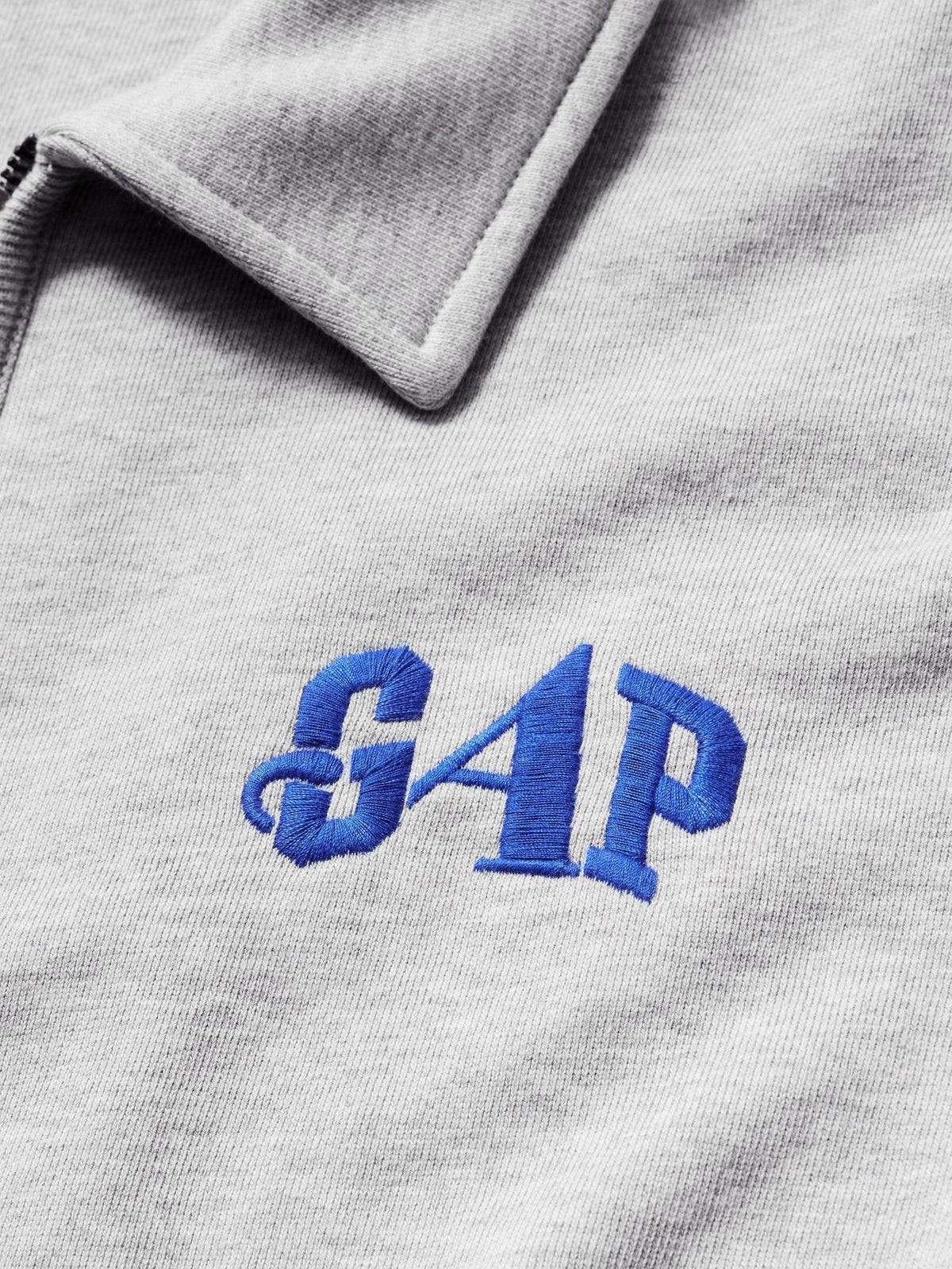 Sarı Gap × Awake Ny Heavyweight Oversized Çeyrek Fermuarlı Sweatshirt