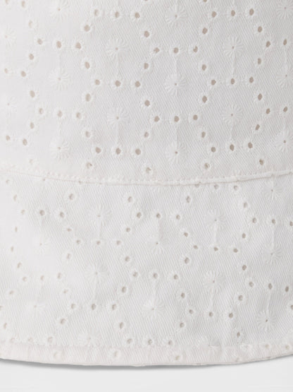 Beyaz Kids Eyelet Bucket Hat