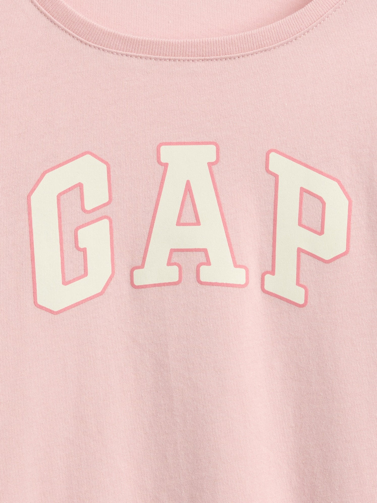 Krem Gap Grafik Baskılı T-shirt