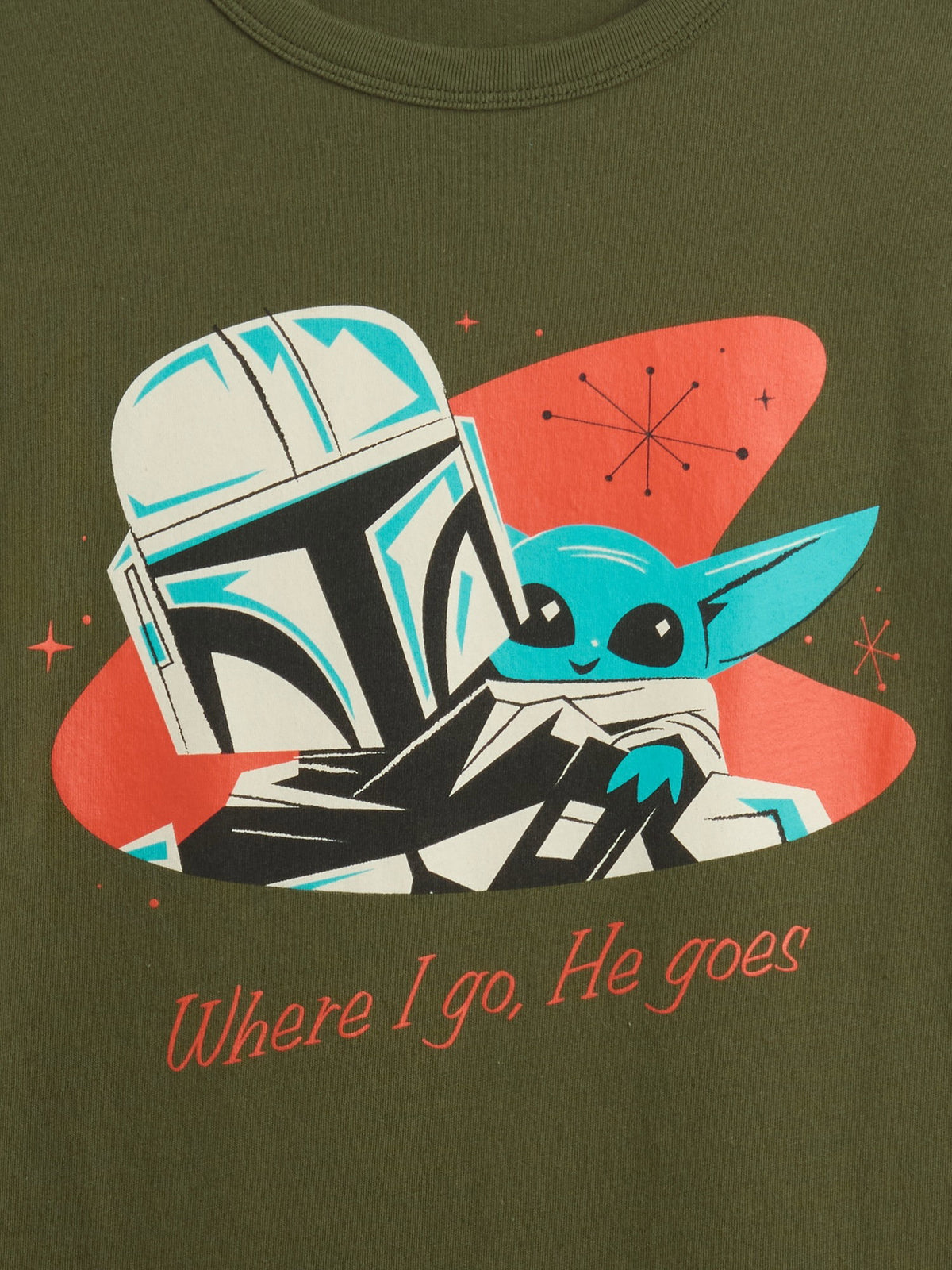 Haki Star Wars™ Grafik Baskılı T-shirt