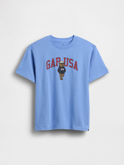 Mavi Gap Usa Logo T-shirt