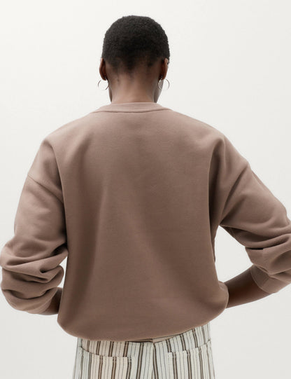 Pamuk Karışımlı Baskılı Sweatshirt