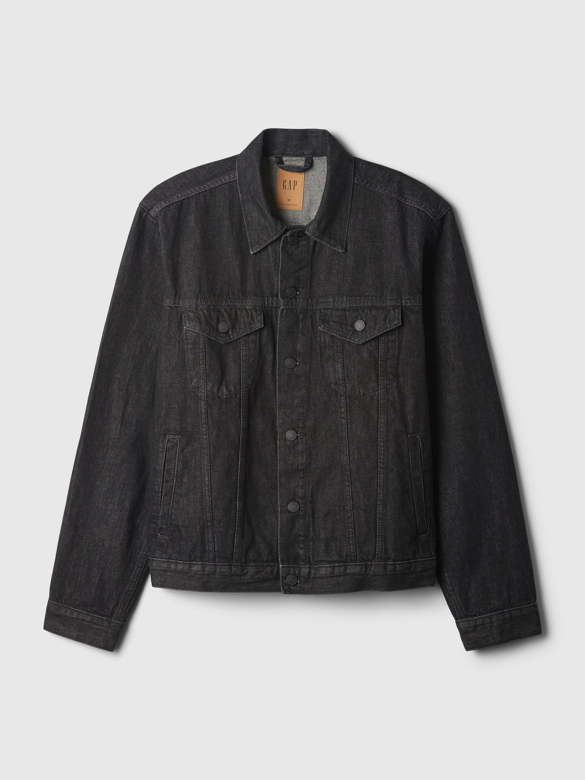 Siyah Klasik Ikon Denim Ceket