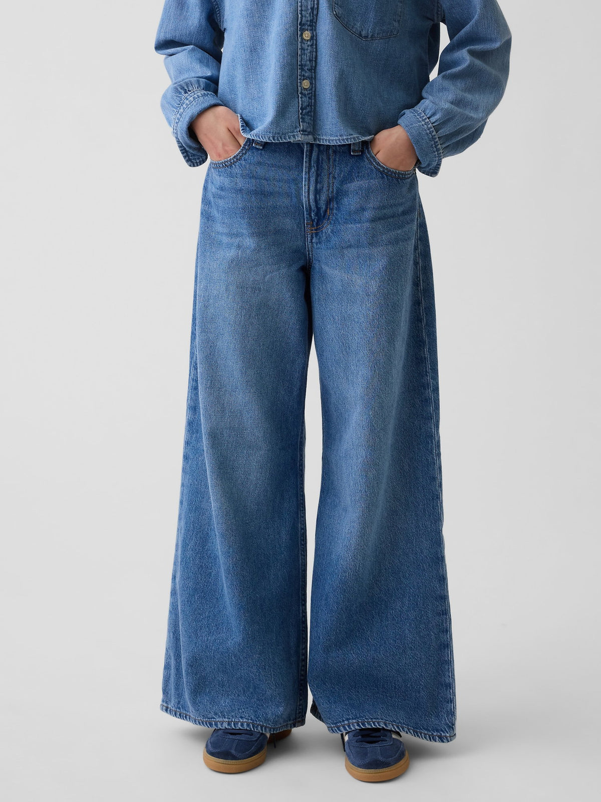Mavi Low Rise Baggy Jean Pantolon