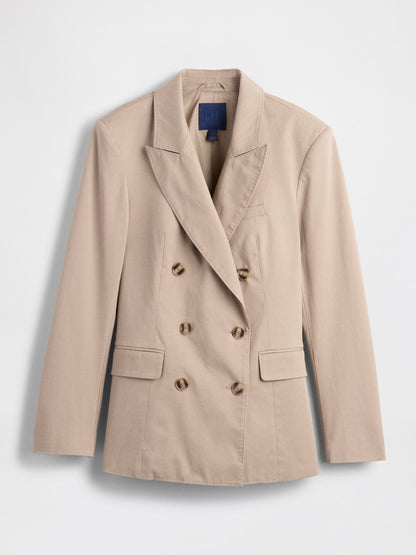 Bej Gapstudio Twill Tailored Blazer Ceket