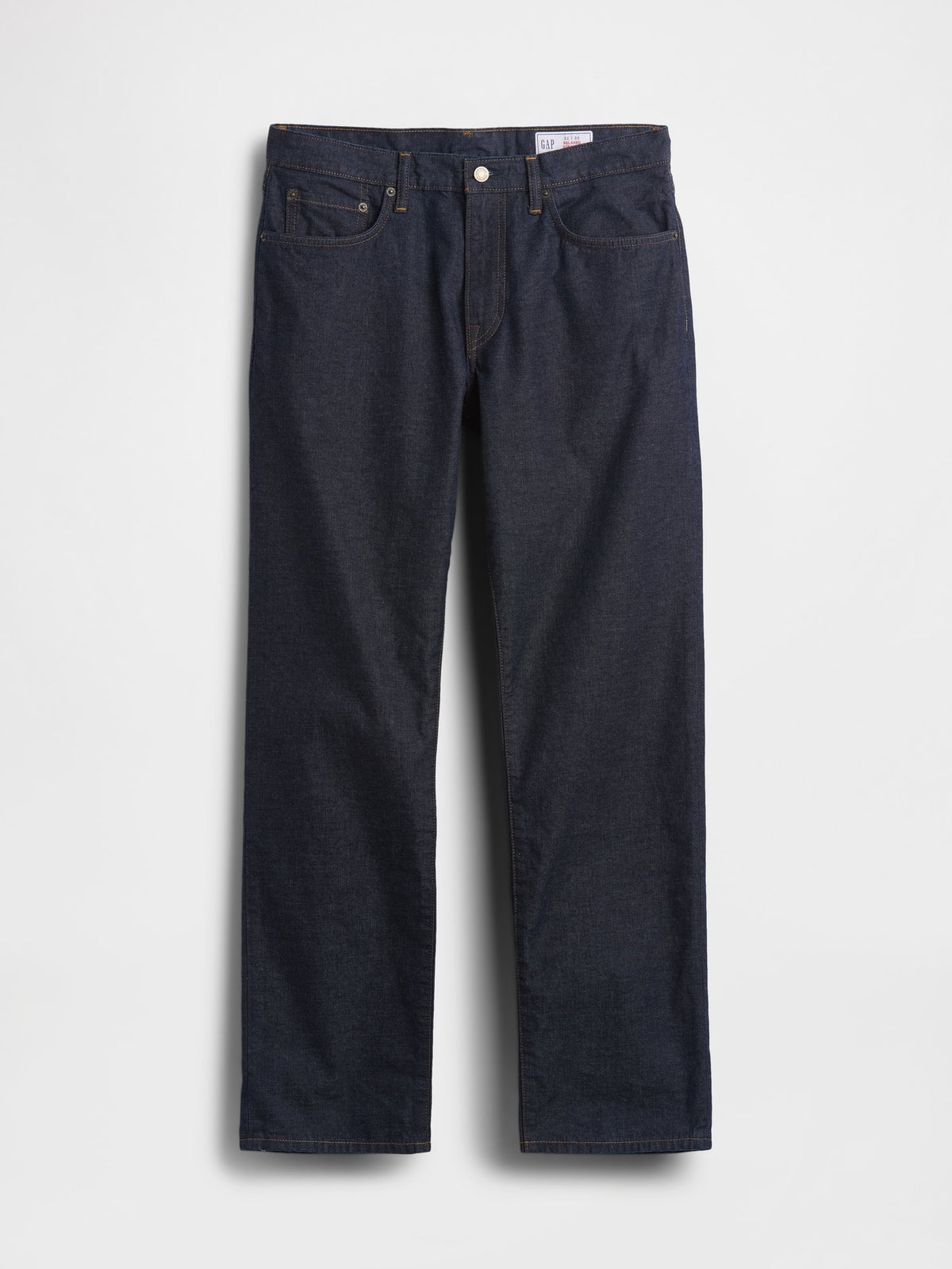 Koyu Mavi Relaxed Straight Jean Pantolon