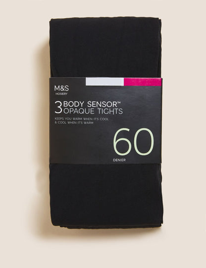 3'lü Body Sensor:trade_mark: 60 Denye Külotlu Çorap Seti