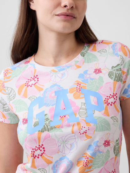 Çok Renkli Gap Logo T-shirt