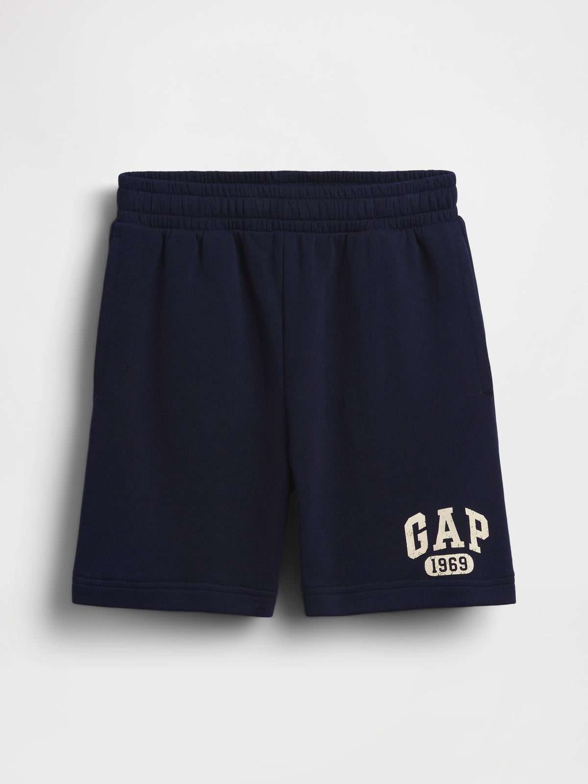 Lacivert Fransız Havlu Kumaş Gap Logo Sweat Şort