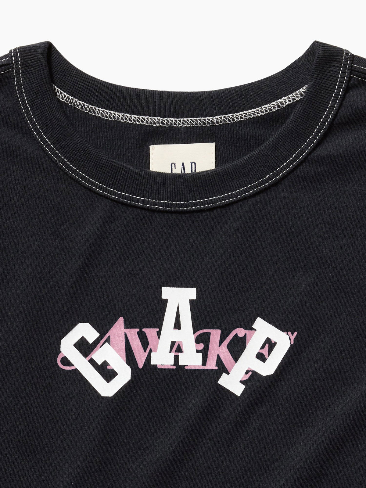 Siyah Gap × Awake Ny Relaxed Logo T-shirt