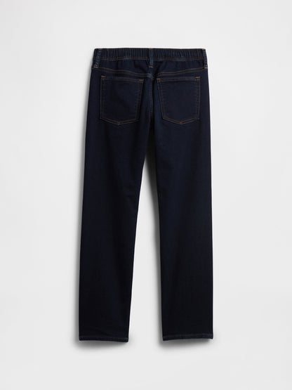Koyu Mavi Slim Sweatpant Jean Pantolon