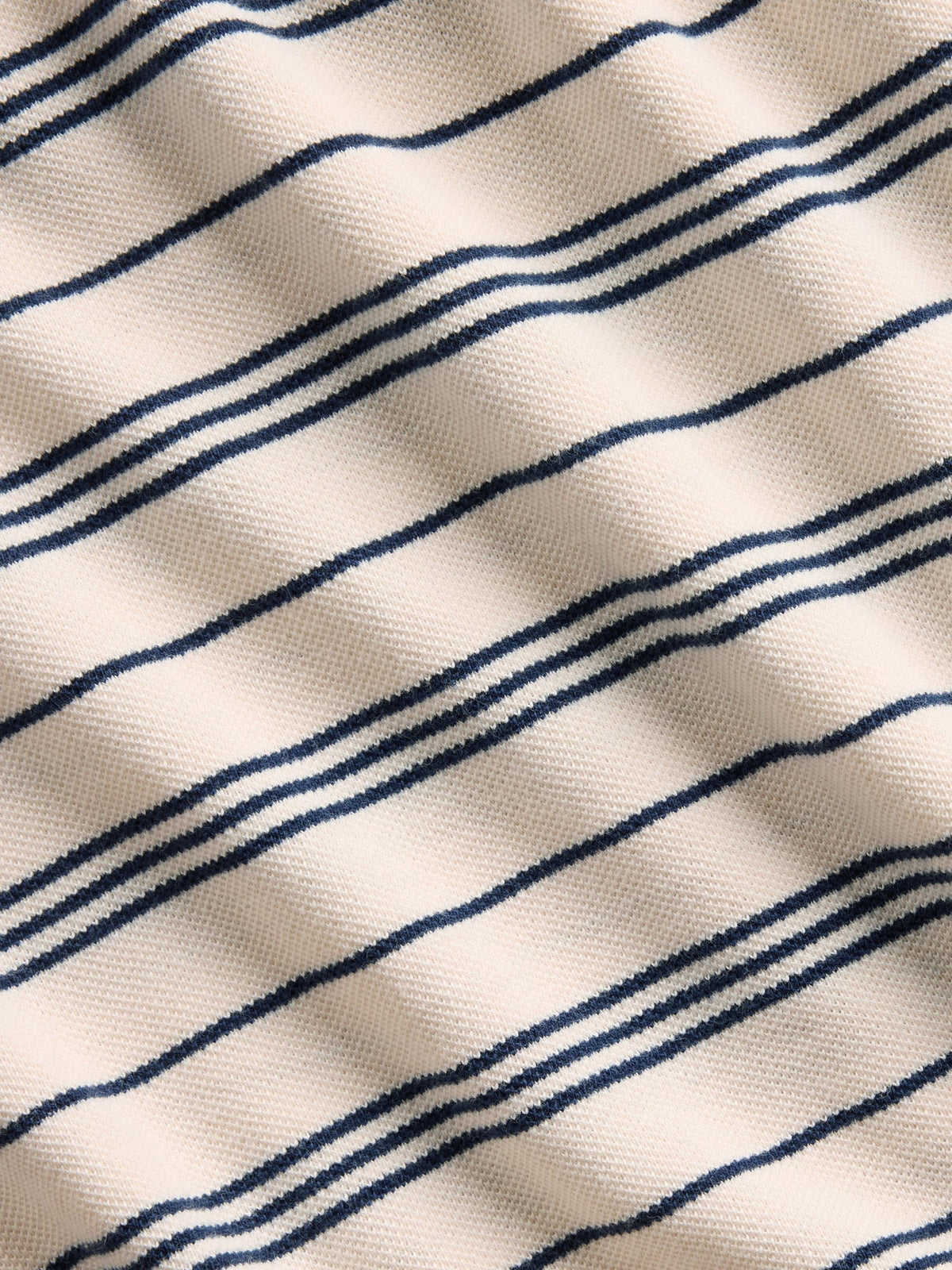 Lacivert Relaxed Pique Polo T-shirt