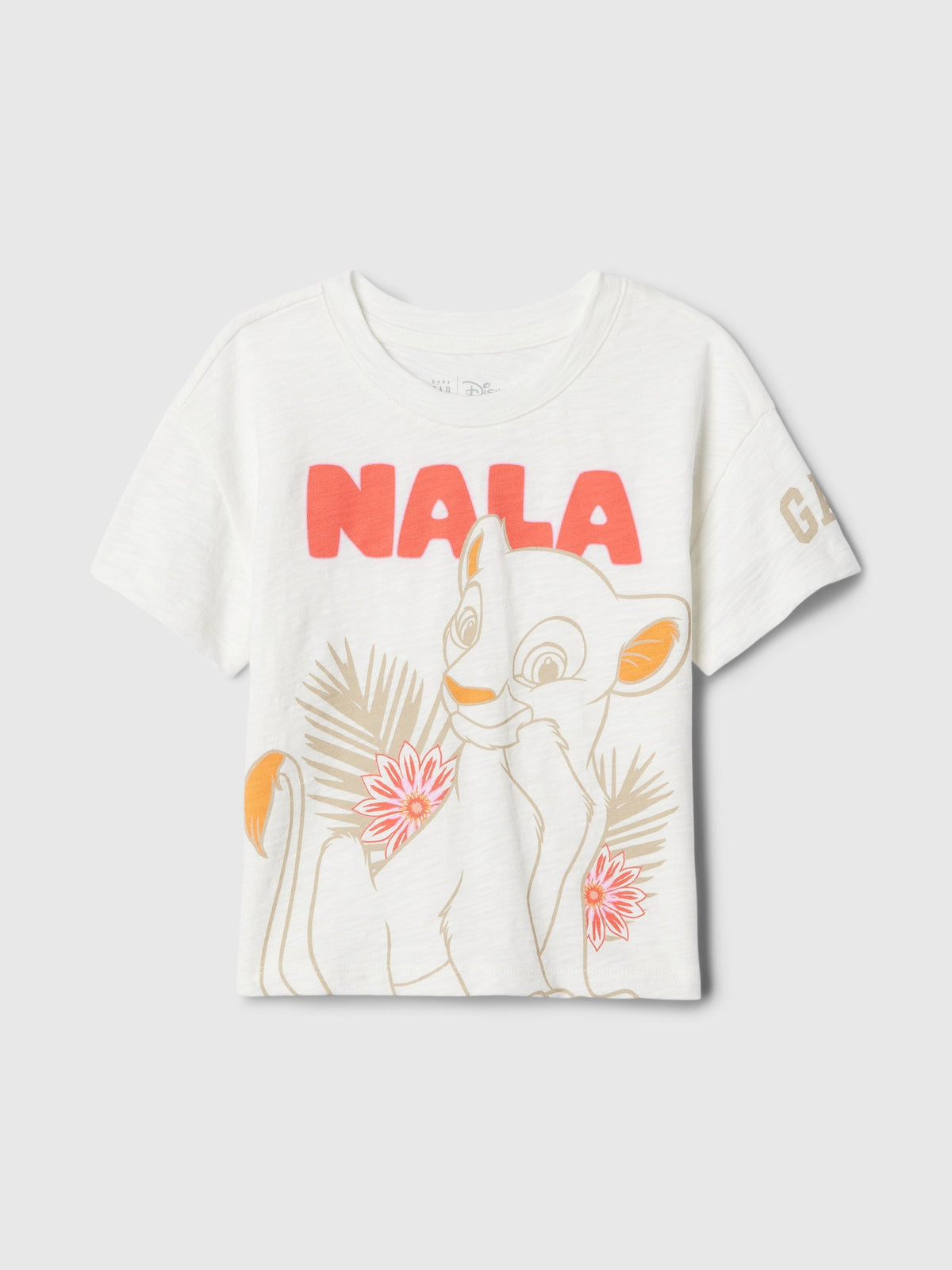 Kırık Beyaz Disney Grafikli T-shirt