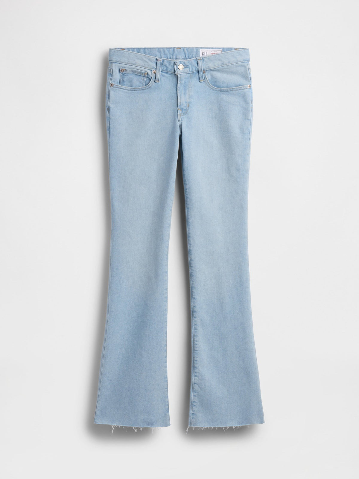 Açık Mavi Low Rise Long & Lean Jean Pantolon