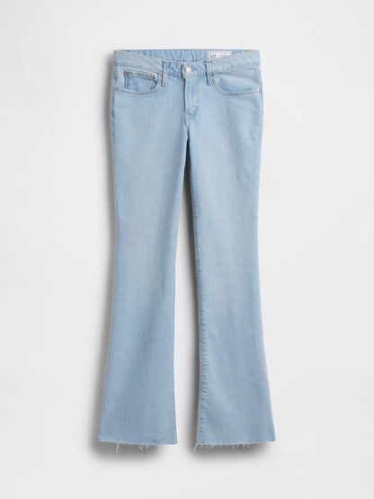 Açık Mavi Low Rise Long & Lean Jean Pantolon