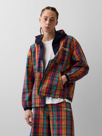 Çok Renkli Gap × Awake Ny Oversized Çift Taraflı Kanvas Ceket