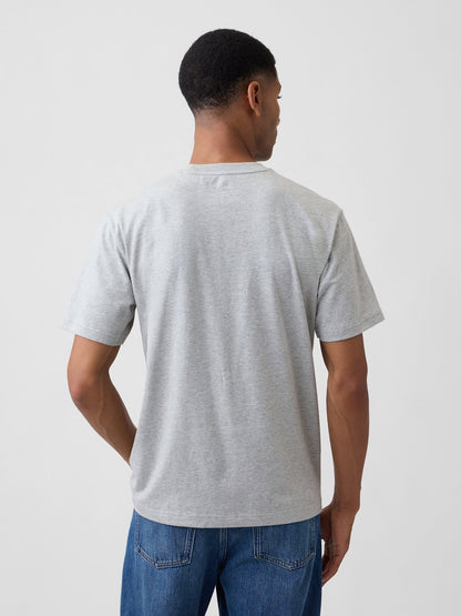 Gri Everyday Soft Relaxed Gap Logo T-shirt