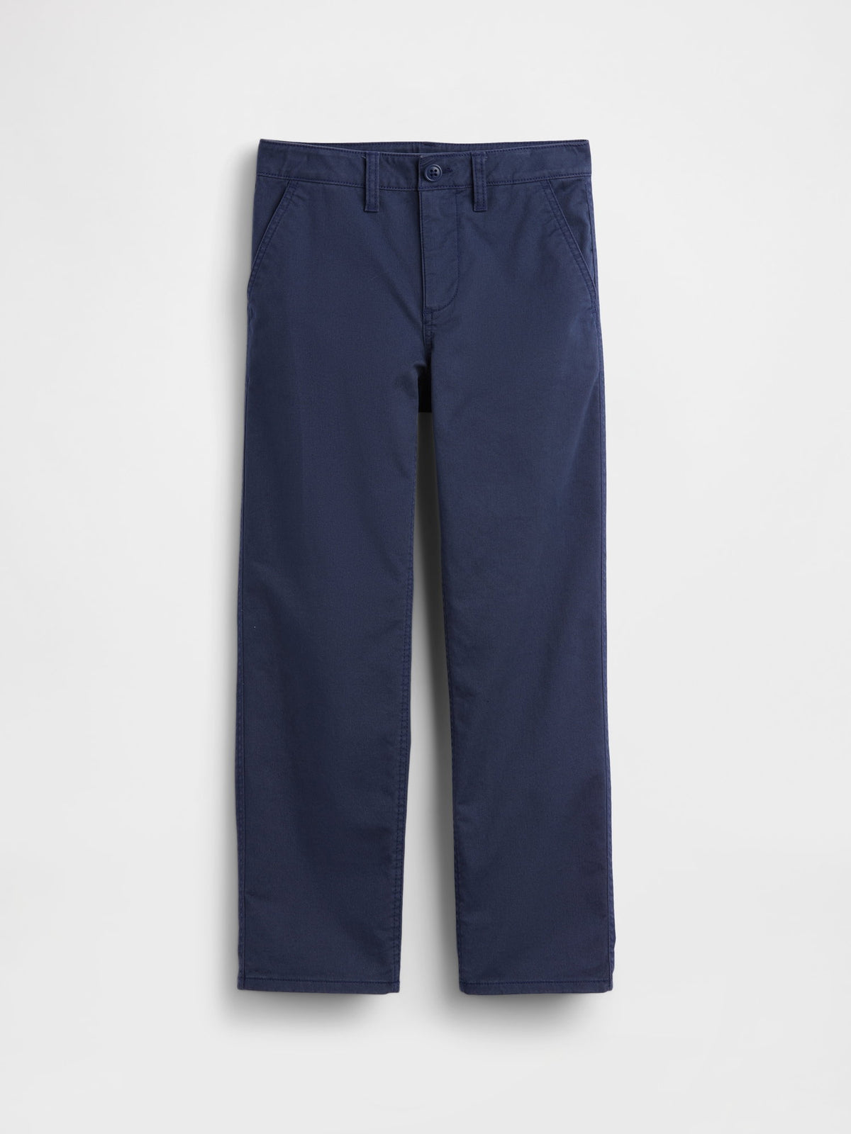 Koyu Mavi Modern Relaxed Straight Khaki Pantolon