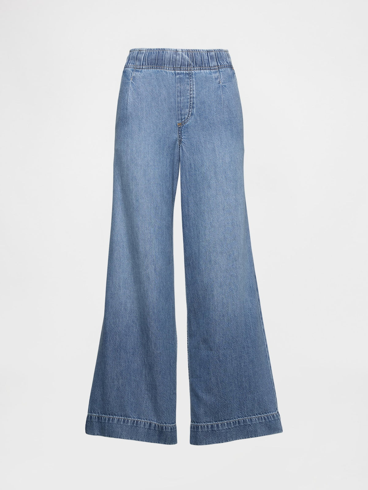 Mavi Mid Rise Ultrasoft Pileli Baggy Jean Pantolon