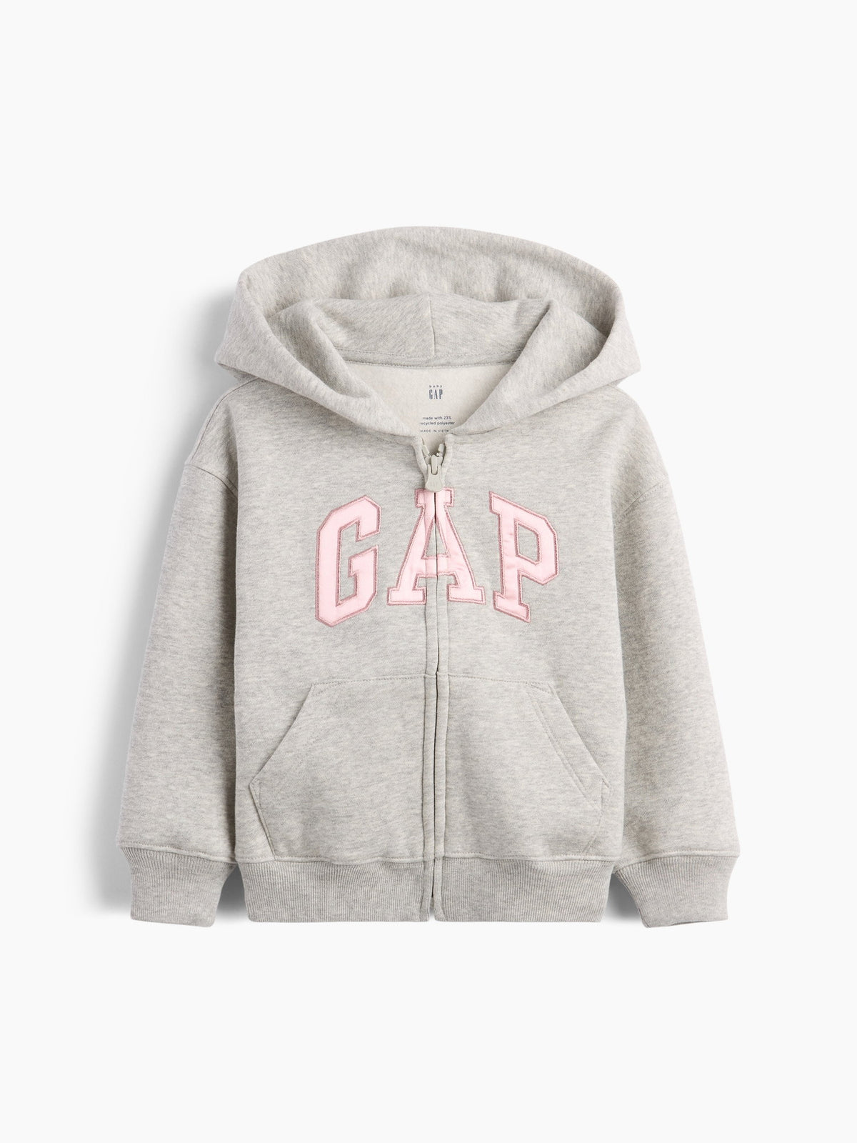 Gri Vintagesoft Logo Fermuarlı Sweatshirt