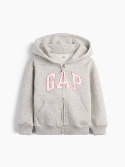 Gri Vintagesoft Logo Fermuarlı Sweatshirt
