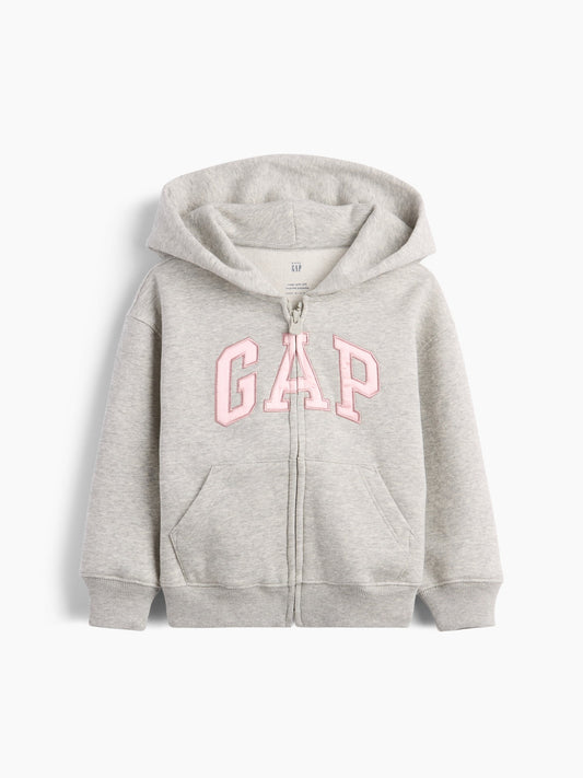 Gri Vintagesoft Logo Fermuarlı Sweatshirt