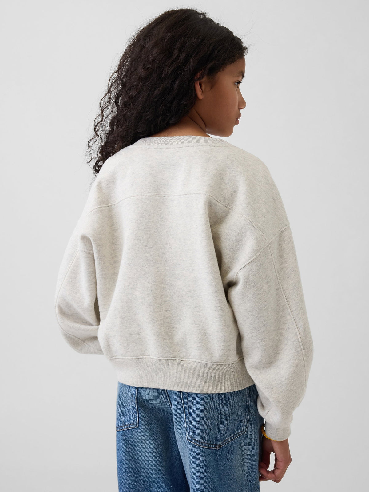 Açık Gri Vintagesoft Arch Logo Sweatshirt