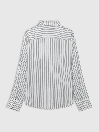 Yeşil Relaxed Flannel Pijama Üstü